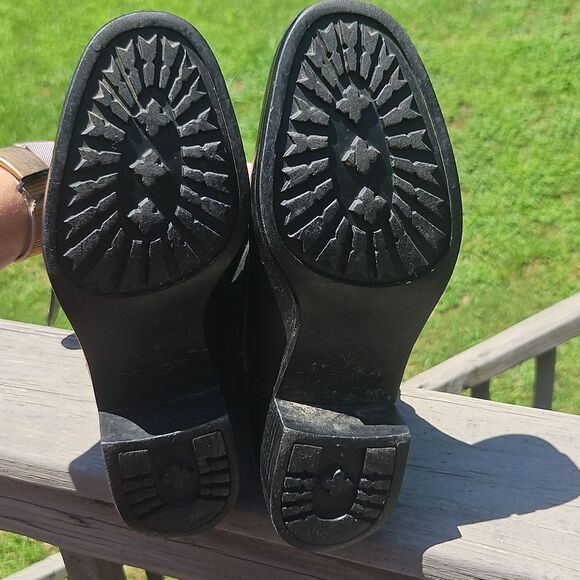 Coach Zena Black Leather & Suede Shearling-Lined Boots | Size 9 - Picture 8 of 10